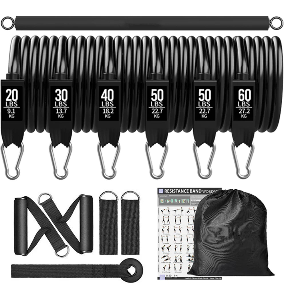 Premium Resistance Bands Set - 250lbs Capacity