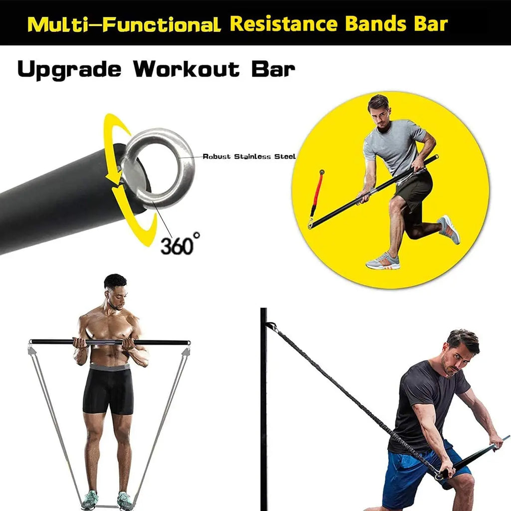 Premium Resistance Bands Set - 250lbs Capacity