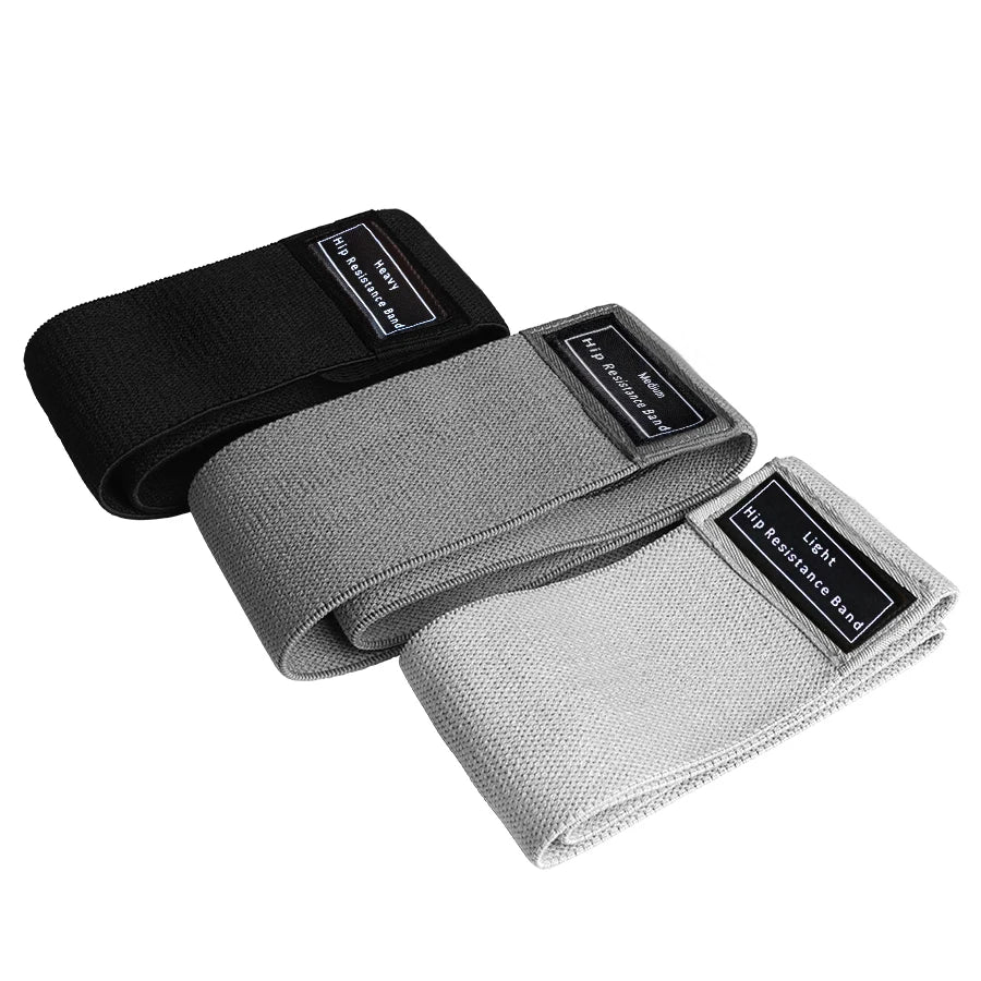 Premium Resistance Hip Bands - Fabric Booty Bands Set