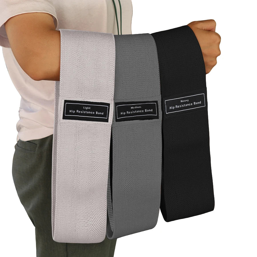 Premium Resistance Hip Bands - Fabric Booty Bands Set