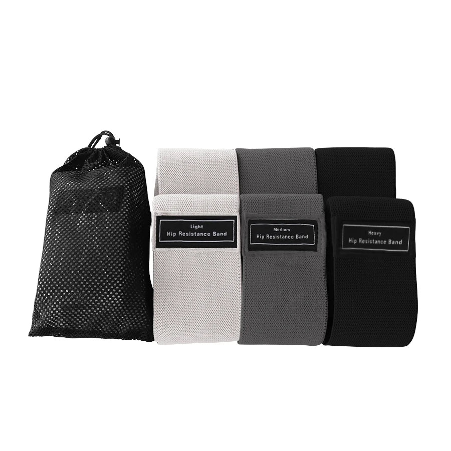 Premium Resistance Hip Bands - Fabric Booty Bands Set