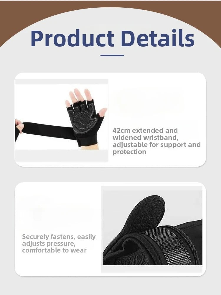 Premium Training Gloves - Wrist Support & Non-Slip Grip