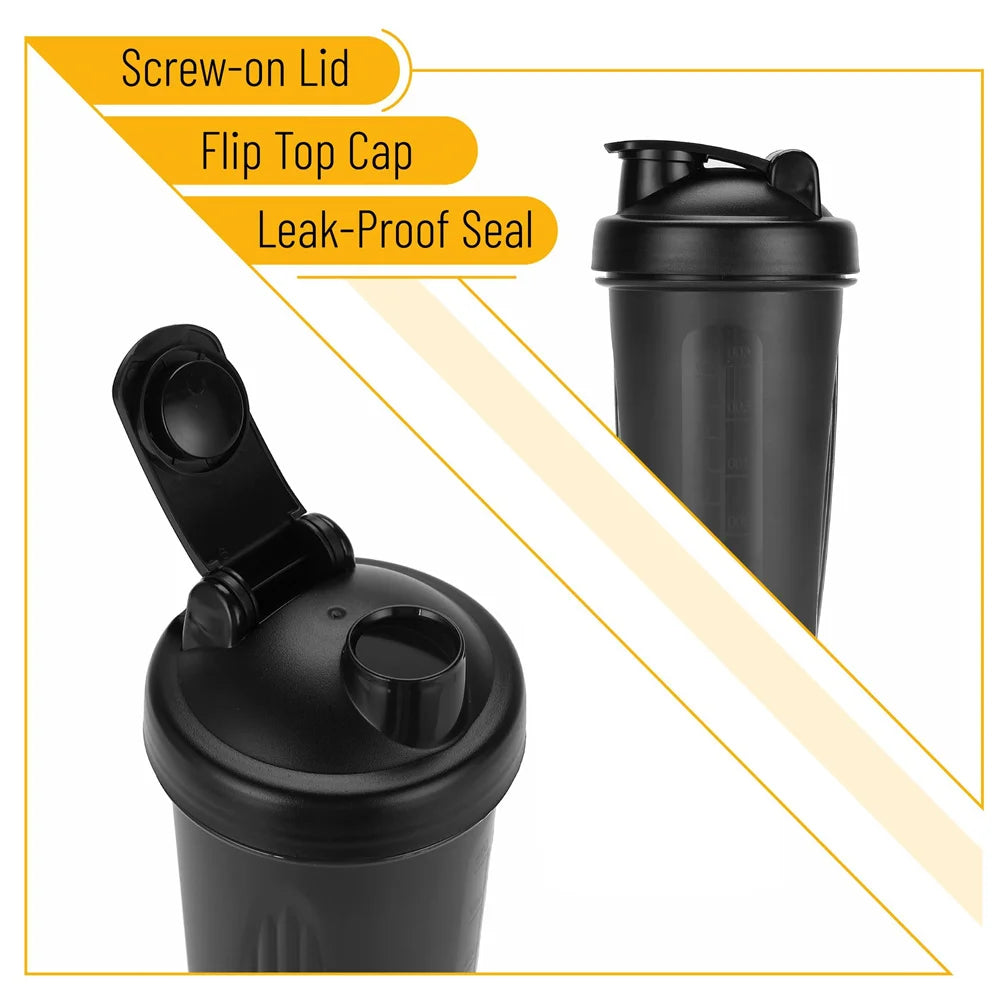 Premium Protein Shaker - 600ml with Mixing Ball