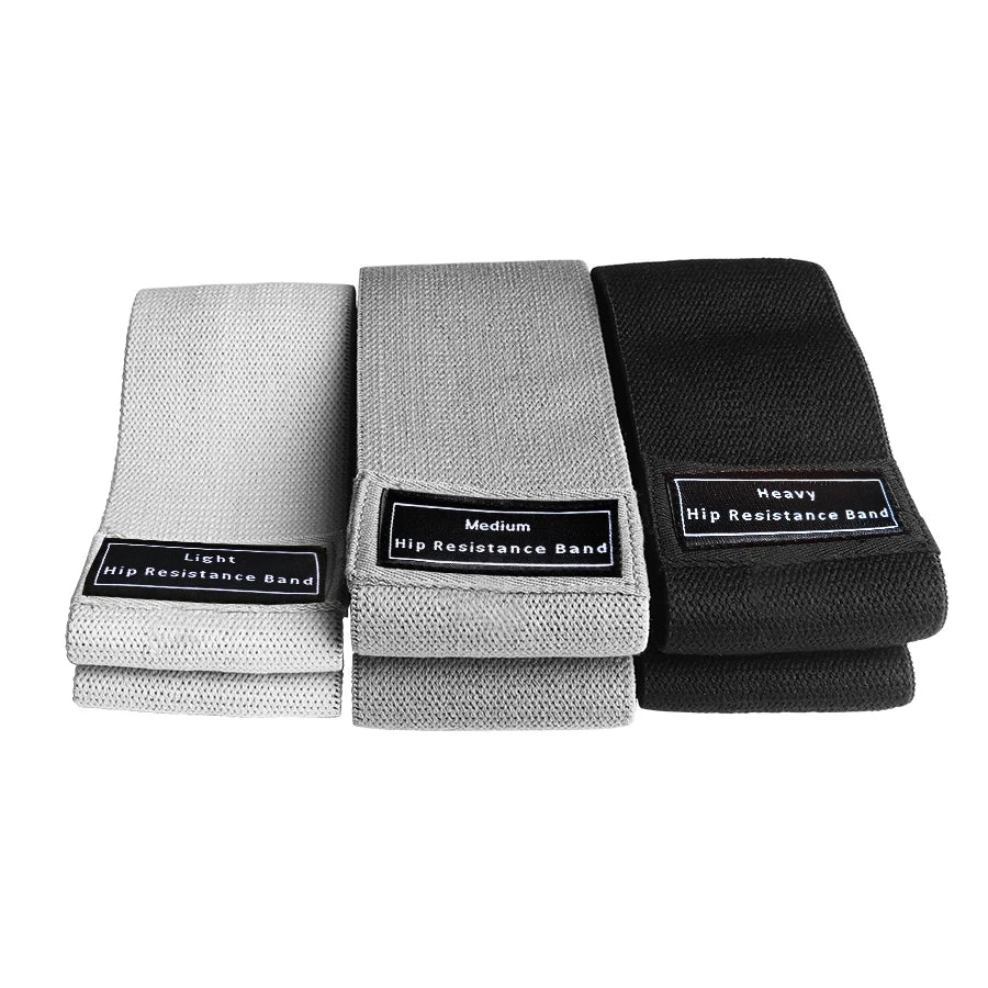 Premium Resistance Hip Bands - Fabric Booty Bands Set