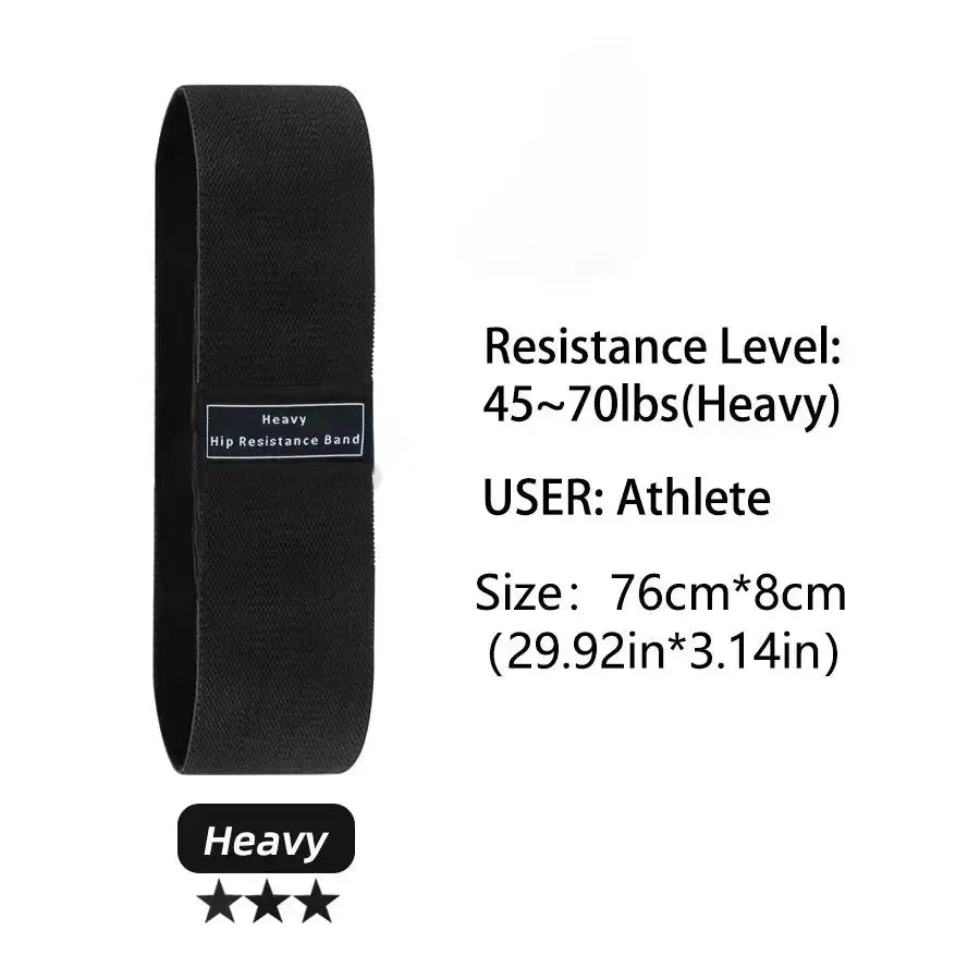 Premium Resistance Hip Bands - Fabric Booty Bands Set